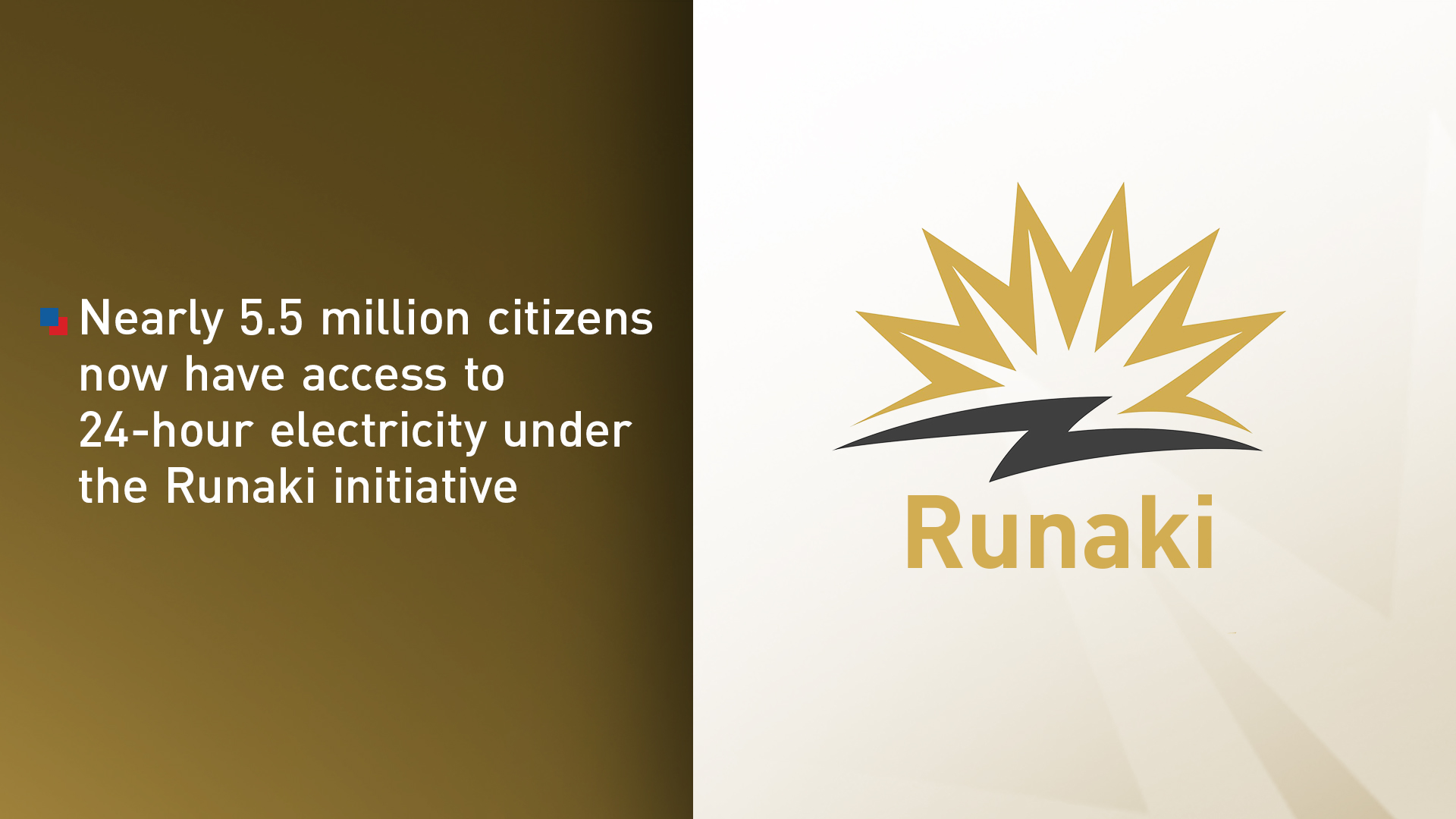 KRG Expands 24-Hour Power Access to Over 85% of Population Under Runaki Initiative