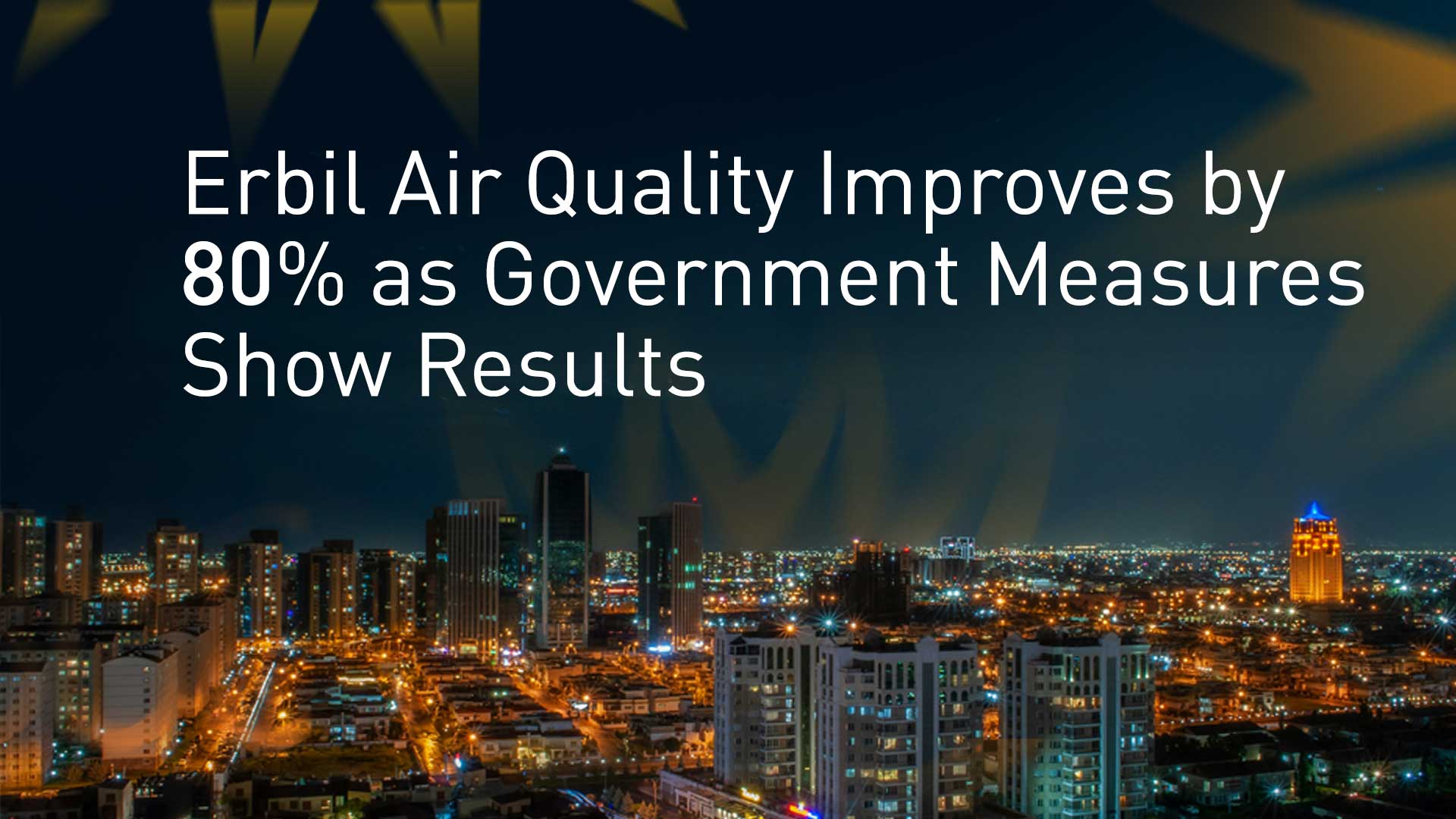 Erbil Air Quality Improves by 80% as Government Measures Show Results